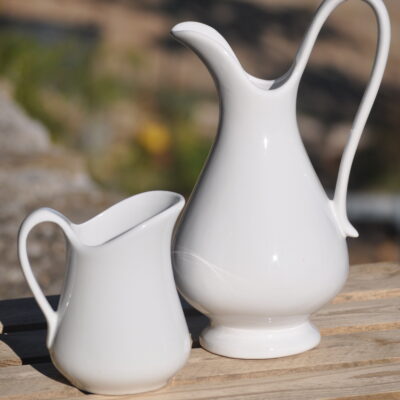 Duo carafe blanche