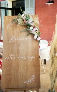 Panneau de bienvenue